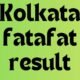 Kolkata fatafat result