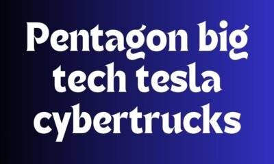Pentagon big tech tesla cybertrucks